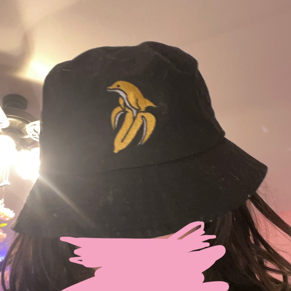 Banana Dolphin bucket hat